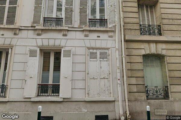Vue Google Street View du 22 Rue d'Orléans