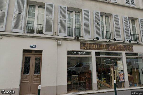 Vue Google Street View du 28 Rue d'Orléans