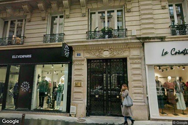 Vue Google Street View du 21 Rue de Chartres