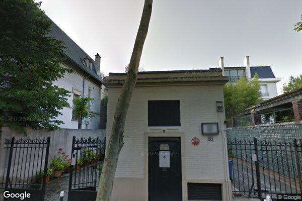 Vue Google Street View du 1 Rue de Chézy