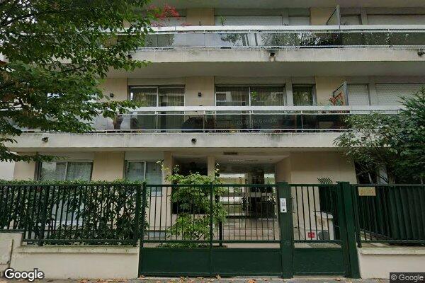 Vue Google Street View du 10 Rue de Chézy