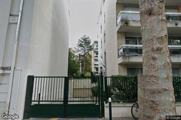 Vue Google Street View du 12 Rue de Chézy