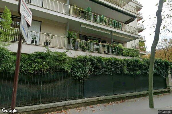 Vue Google Street View du 20 Rue de Chézy