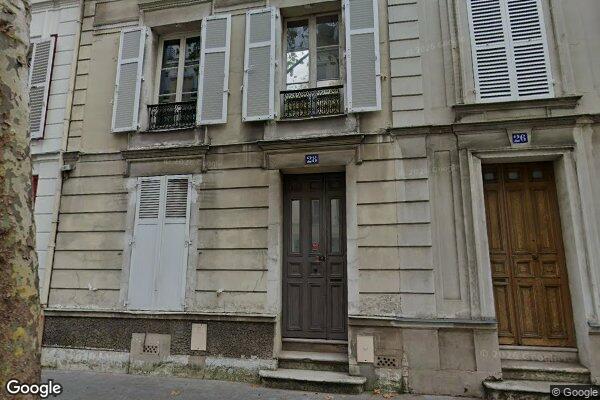 Vue Google Street View du 28 Rue de Chézy