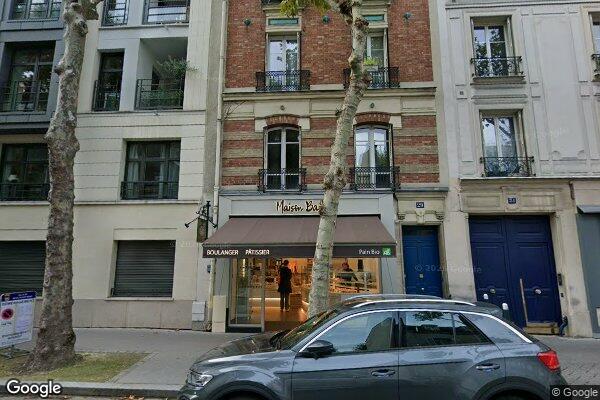 Vue Google Street View du 29 Rue de Chézy