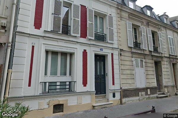 Vue Google Street View du 30 Rue de Chézy