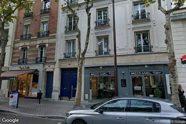 Vue Google Street View du 31 Rue de Chézy