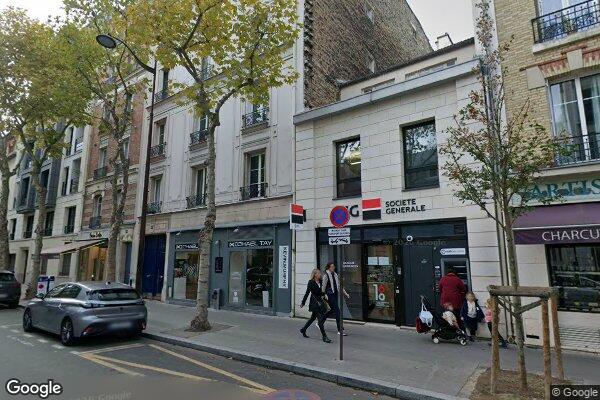 Vue Google Street View du 33 Rue de Chézy