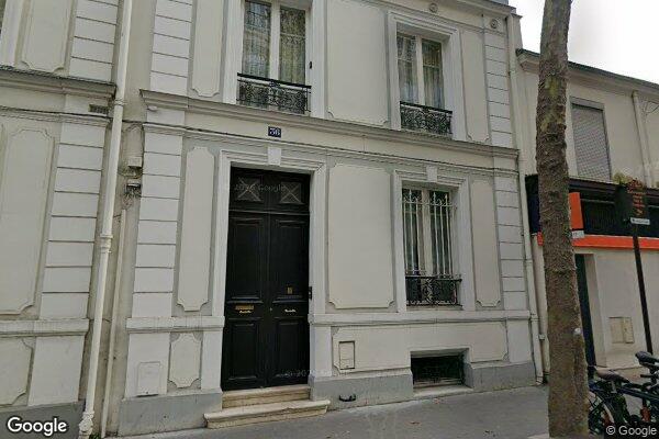 Vue Google Street View du 36 Rue de Chézy