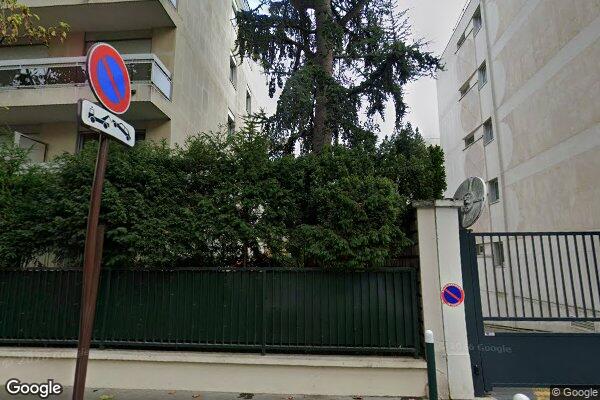 Vue Google Street View du 4 Rue de Chézy