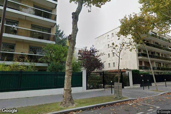 Vue Google Street View du 41 Rue de Chézy