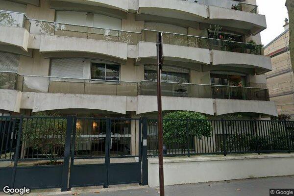 Vue Google Street View du 42 Rue de Chézy