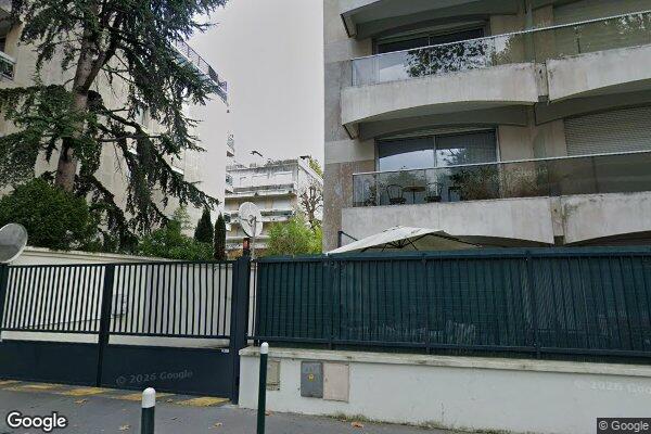 Vue Google Street View du 44 Rue de Chézy