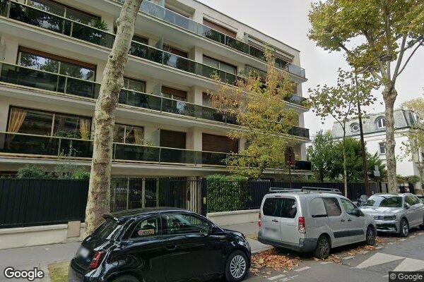 Vue Google Street View du 45 Rue de Chézy