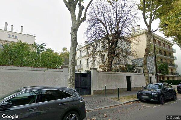 Vue Google Street View du 53 Rue de Chézy