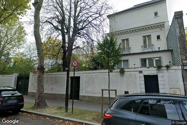 Vue Google Street View du 55 Rue de Chézy