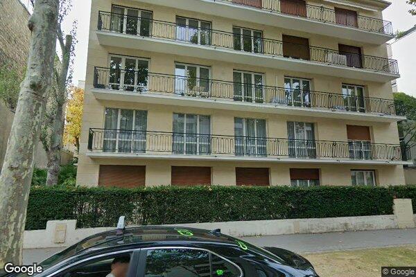 Vue Google Street View du 57 Rue de Chézy