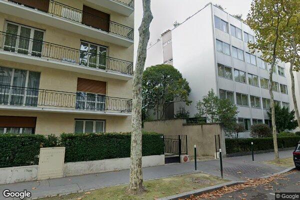 Vue Google Street View du 59 Rue de Chézy
