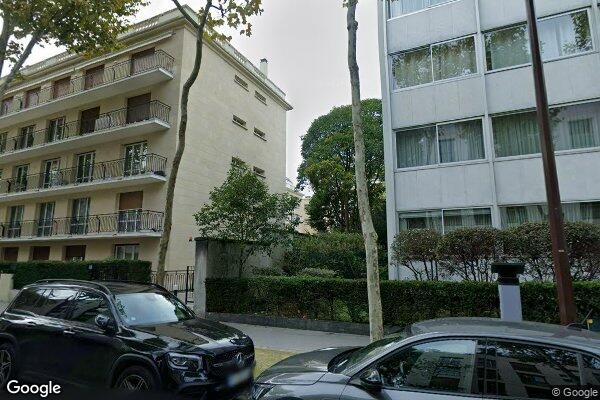 Vue Google Street View du 61 Rue de Chézy