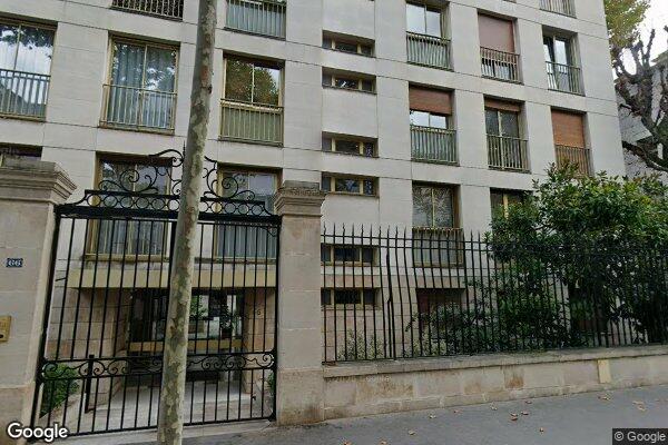 Vue Google Street View du 66 Rue de Chézy