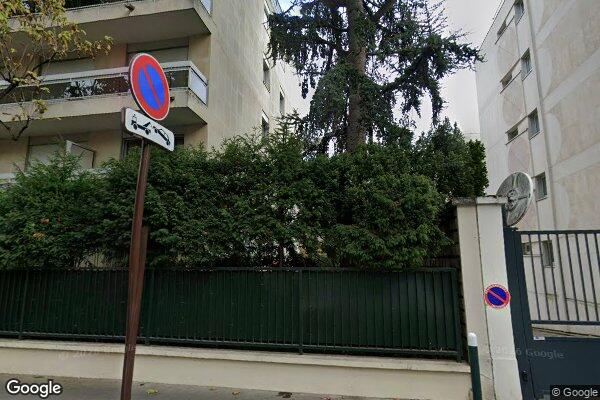 Vue Google Street View du 7 Rue de Chézy