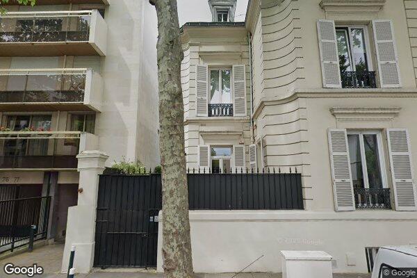 Vue Google Street View du 79 Rue de Chézy