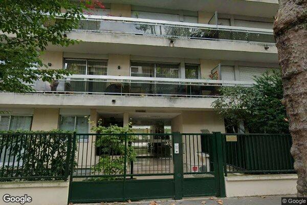 Vue Google Street View du 8 Rue de Chézy
