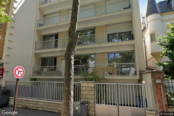 Vue Google Street View du 84 Rue de Chézy