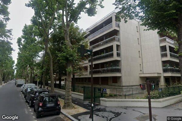 Vue Google Street View du 89 Rue de Chézy