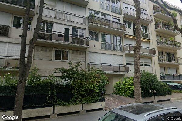 Vue Google Street View du 93 Rue de Chézy