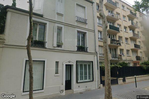 Vue Google Street View du 94 Rue de Chézy