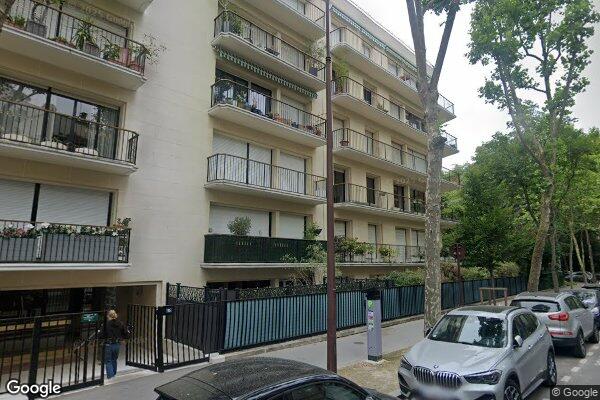 Vue Google Street View du 95 Rue de Chézy