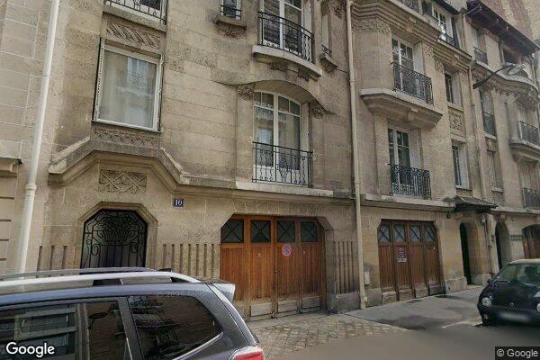 Vue Google Street View du 10 Rue de l’Amiral de Joinville