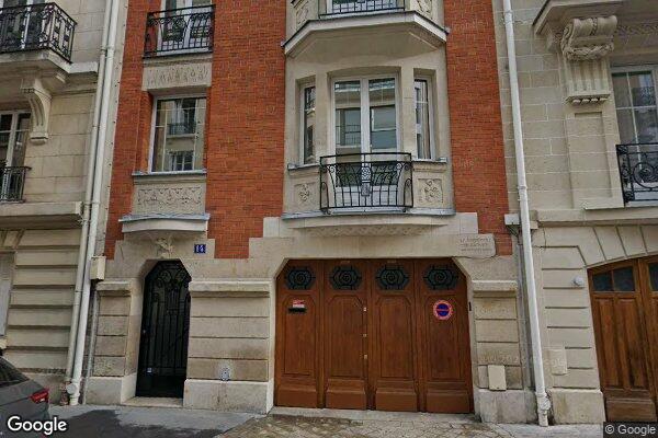 Vue Google Street View du 14 Rue de l’Amiral de Joinville