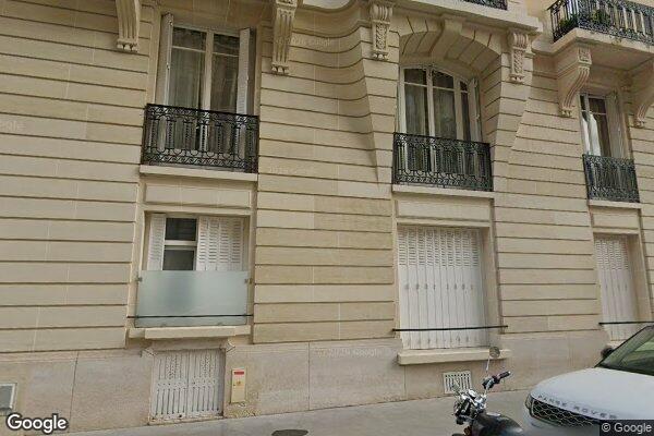 Vue Google Street View du 2 Rue de l’Amiral de Joinville