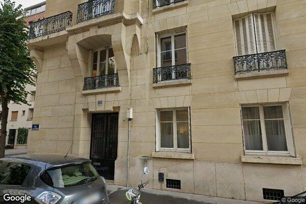 Vue Google Street View du 22 Rue de l’Amiral de Joinville