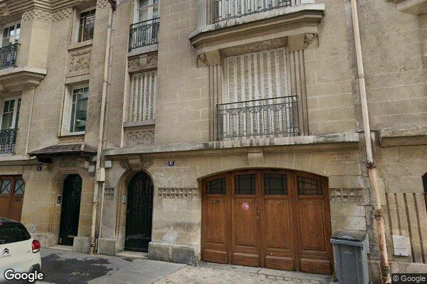 Vue Google Street View du 6 Rue de l’Amiral de Joinville