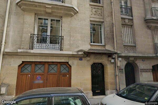 Vue Google Street View du 8 Rue de l’Amiral de Joinville