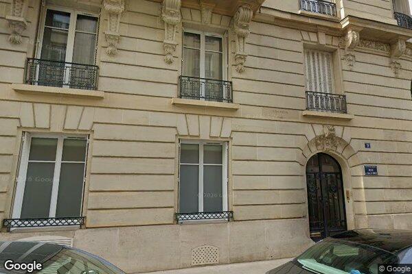 Vue Google Street View du 9 Rue de l’Amiral de Joinville