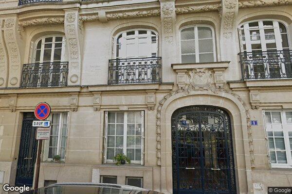 Vue Google Street View du 1 Rue de l'Ecole de Mars