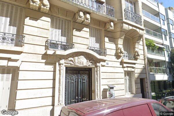 Vue Google Street View du 10 Rue de l'Ecole de Mars