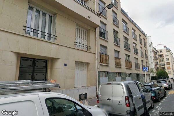 Vue Google Street View du 15 Rue de l'Église