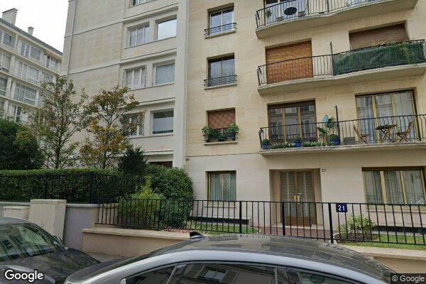 Vue Google Street View du 21 Rue de l'Église