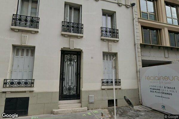 Vue Google Street View du 22 Rue de l'Église