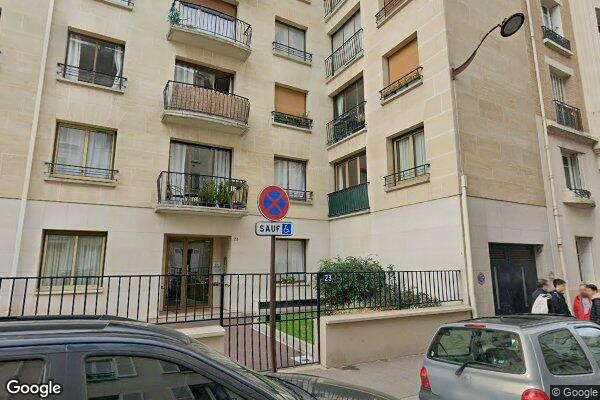 Vue Google Street View du 23 Rue de l'Église