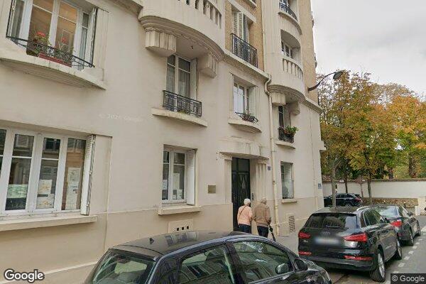 Vue Google Street View du 25 Rue de l'Église