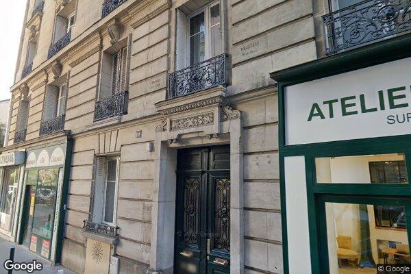 Vue Google Street View du 10 Rue de l'Hôtel de Ville