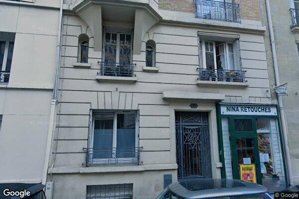 Vue Google Street View du 5 Rue de l'Hôtel de Ville
