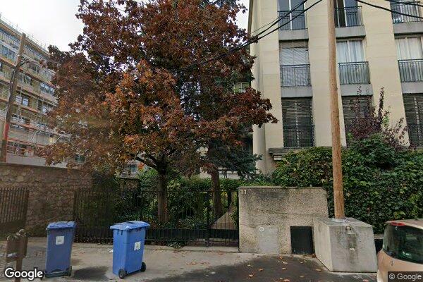 Vue Google Street View du 11 Rue de Lesseps