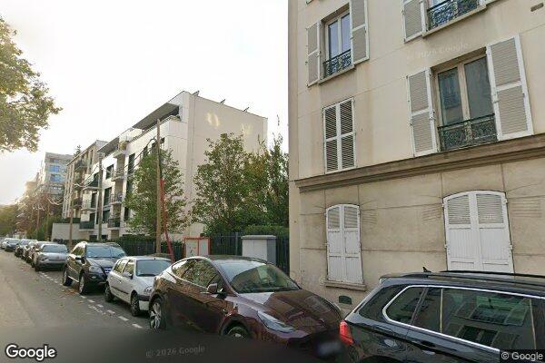 Vue Google Street View du 15 Rue de Lesseps